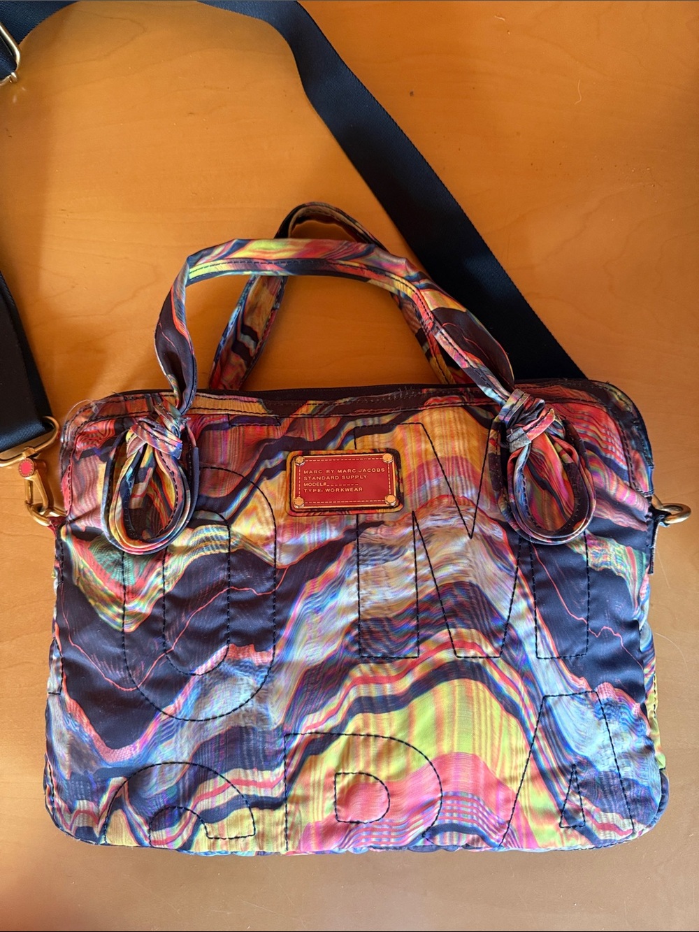 Marc by Marc Jacobs Multicolor Quilted Laptop Bag